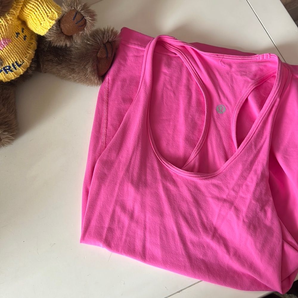 Hot pink Lululemon Tank